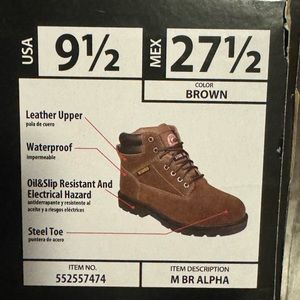 Brahma Men’s Size 9 Steel Toe Boots - NWOT
